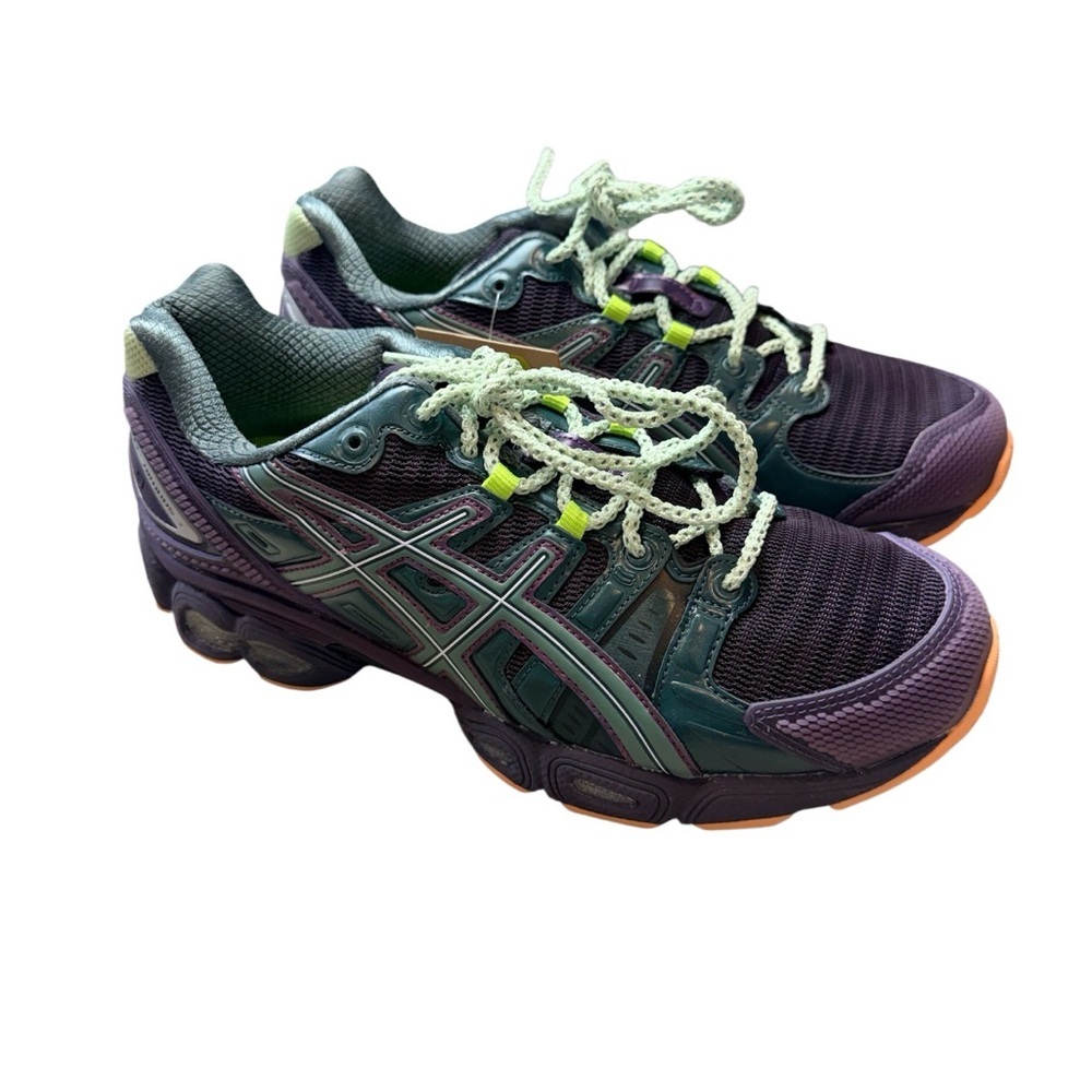 ASICS Mens Purple and Teal Gel Nimbus Performance Running Shoe - Picture 6 of 12